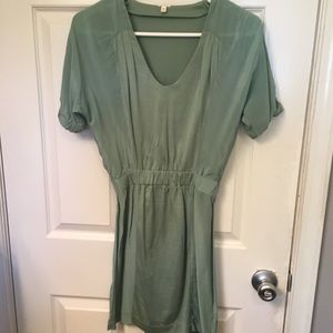 Silk panel J. Crew dress.
